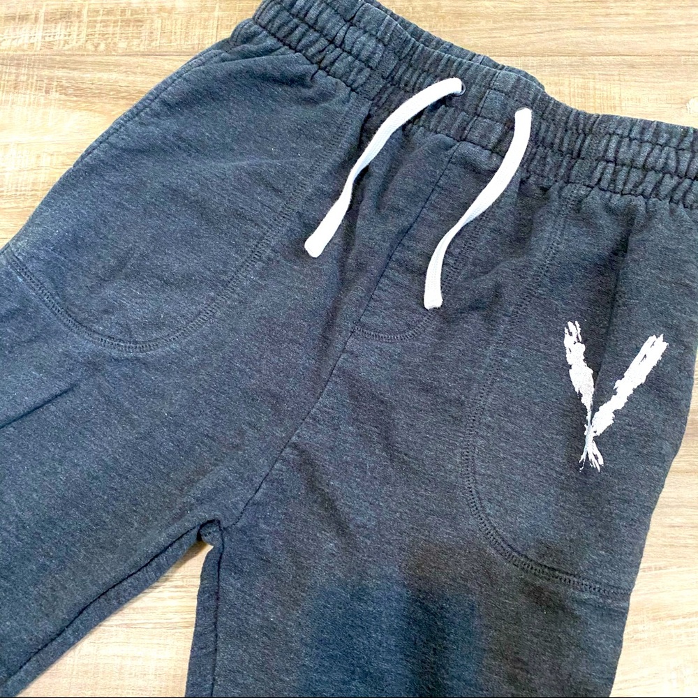 Dark gray jogger sweatpants
